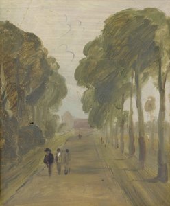 Avenue of Trees with Figures